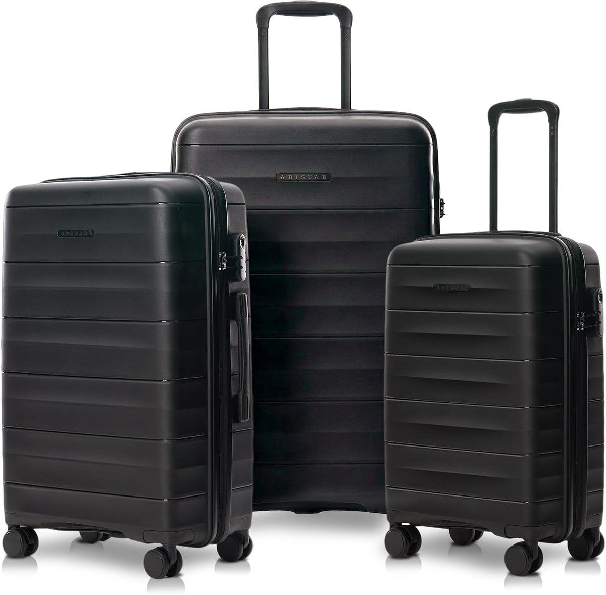 Mariner Kofferset 3-teilig S/M/L, 360°-Doppelrollen, Carbon Black